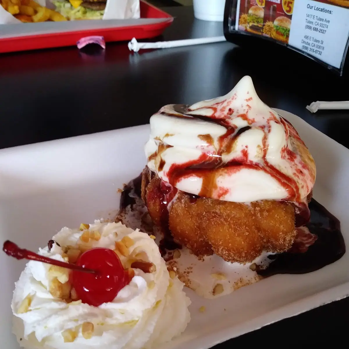 Churro Sundae