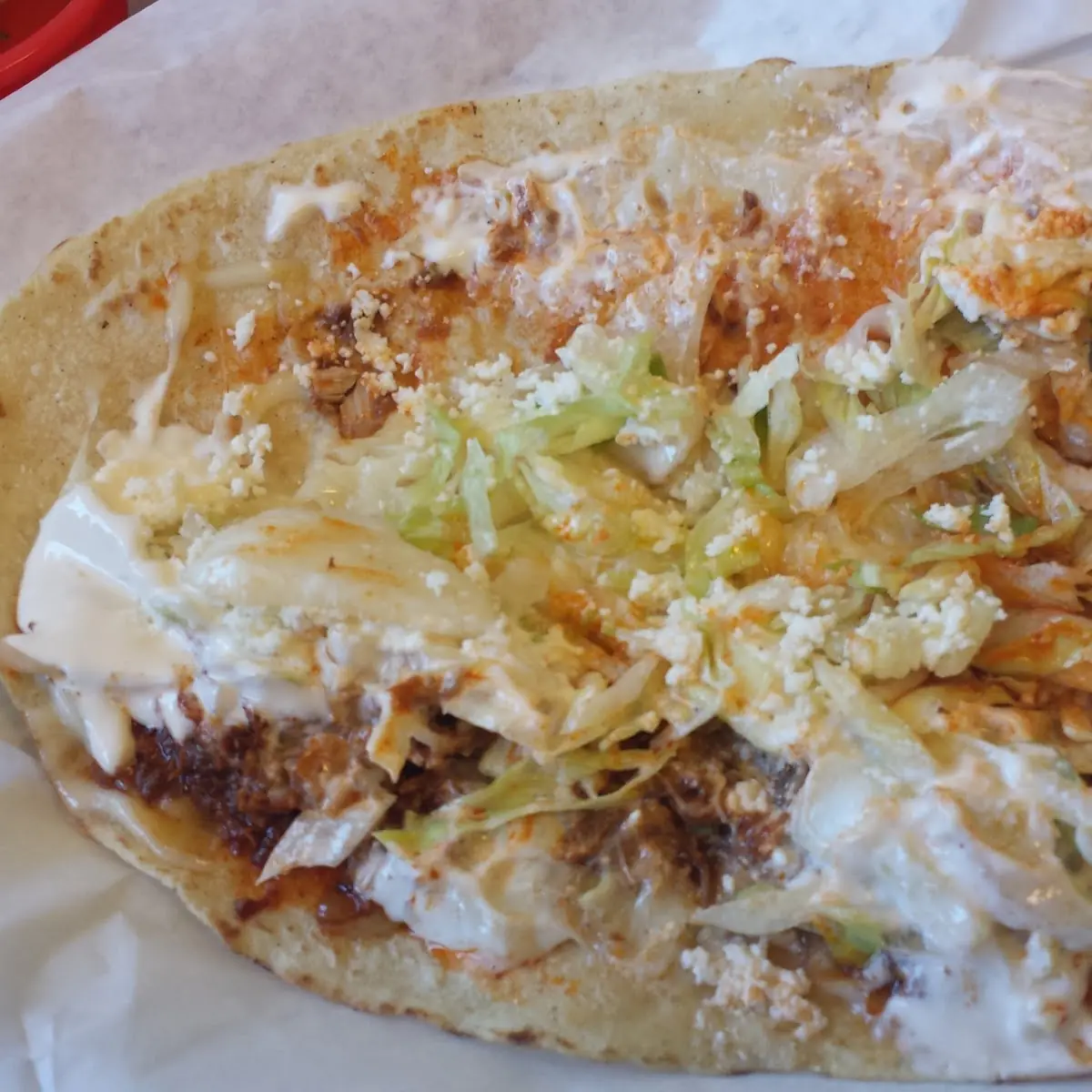 Quesadilla de Chicharrón Prensado