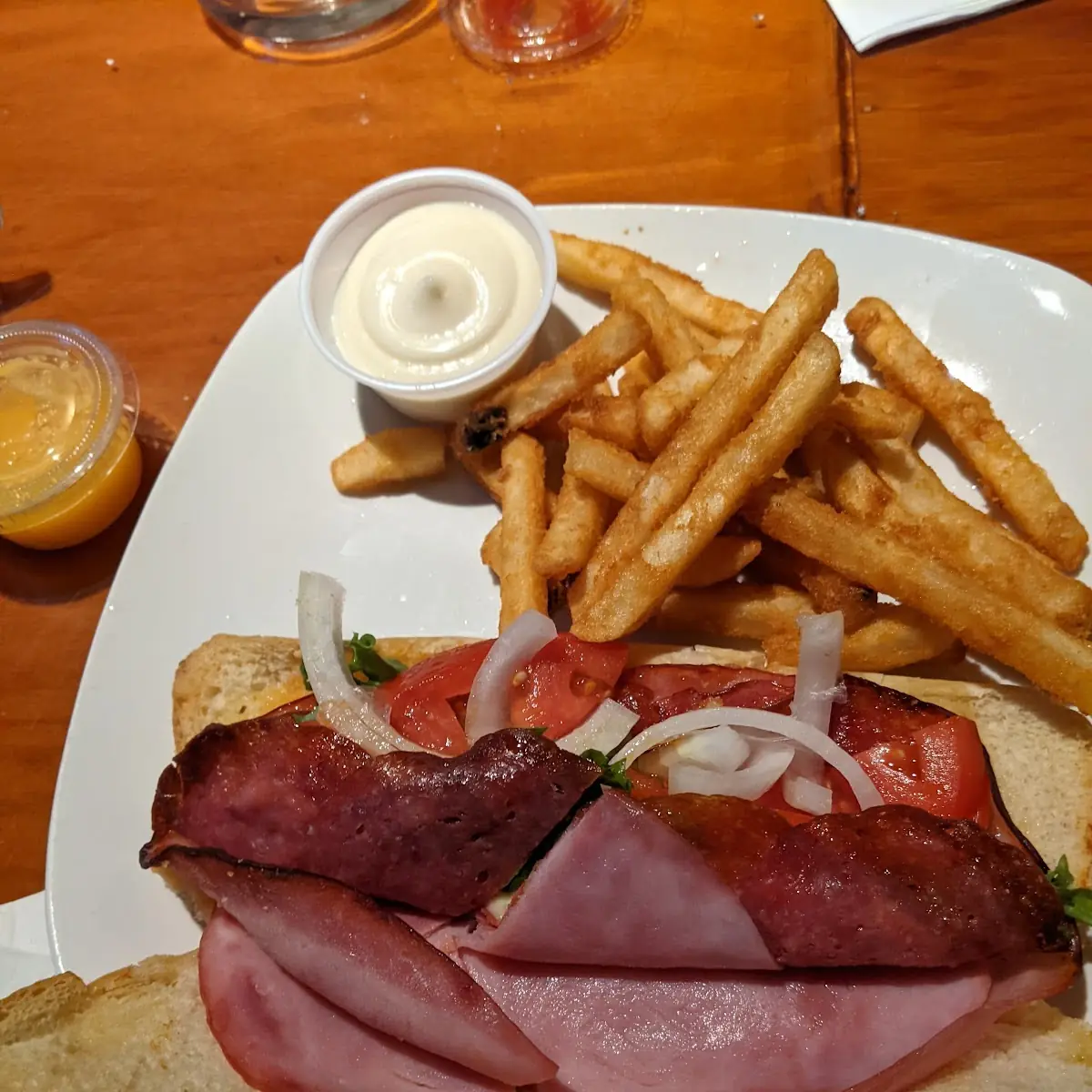 Italian Sub with Beer Battered Fries