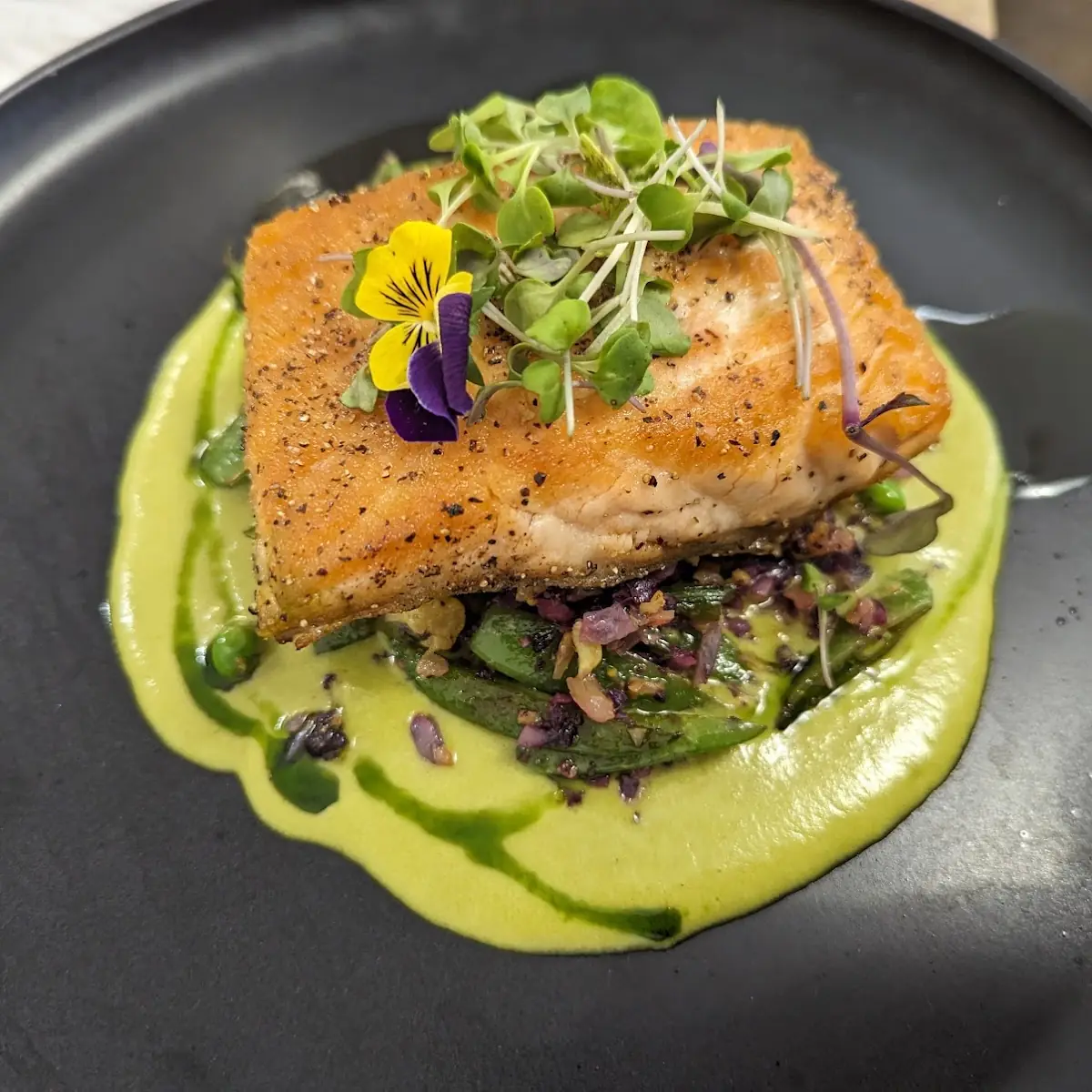 Pan-Seared Atlantic Salmon