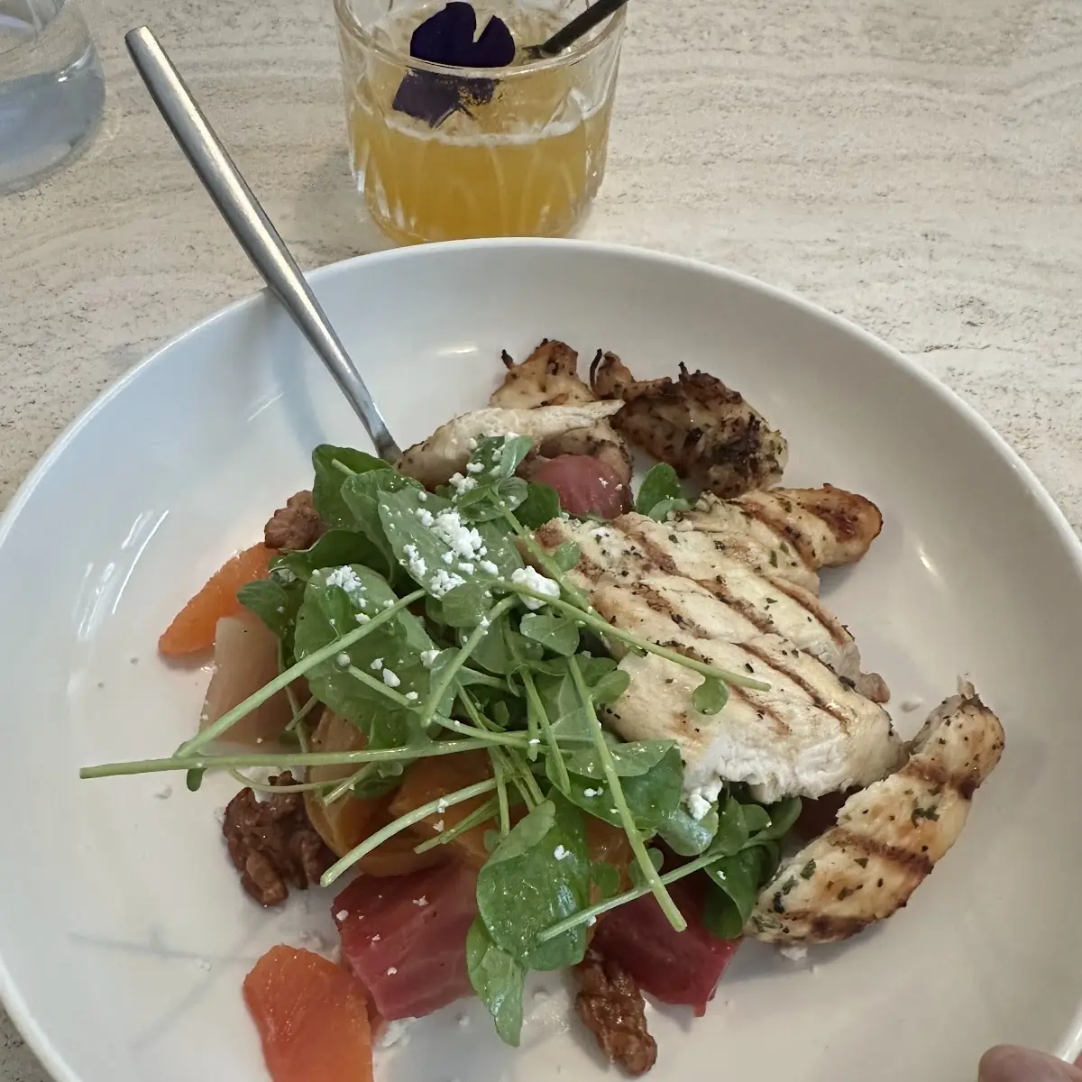 Roasted Beet Salad with Chicken