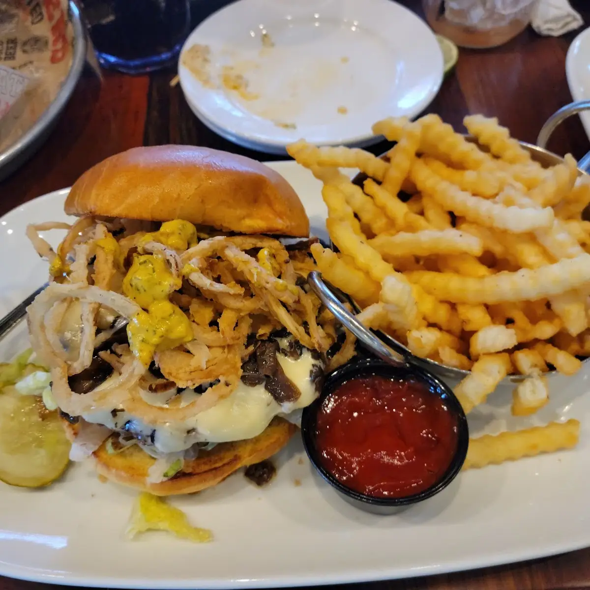 Bacon Jam Dill Burger