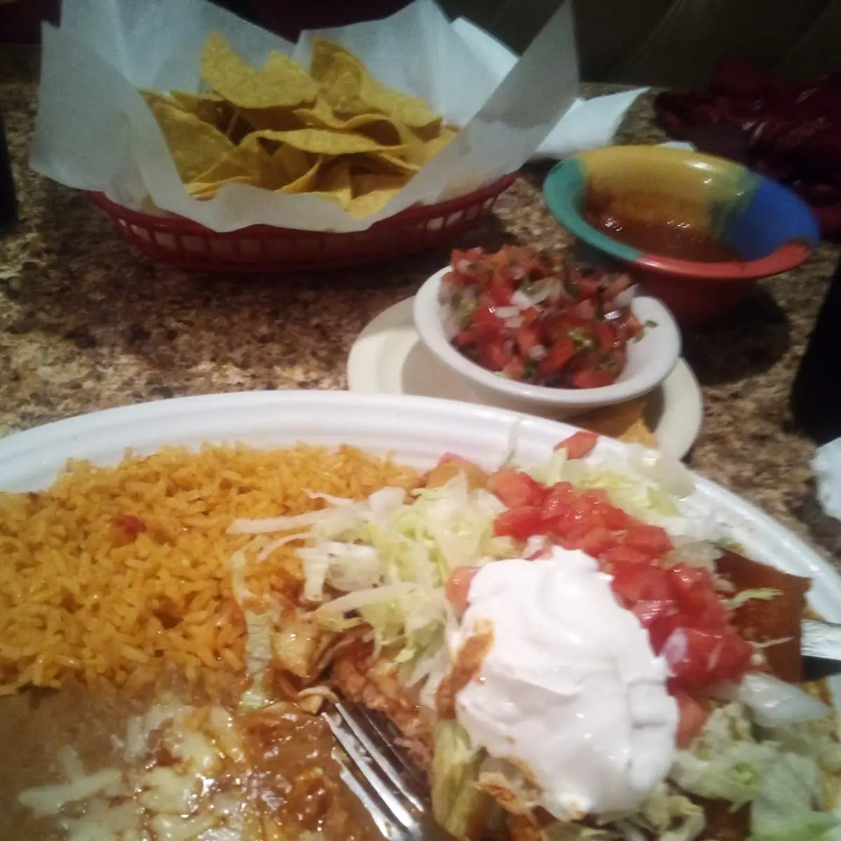 Chicken Enchiladas Mexicanas