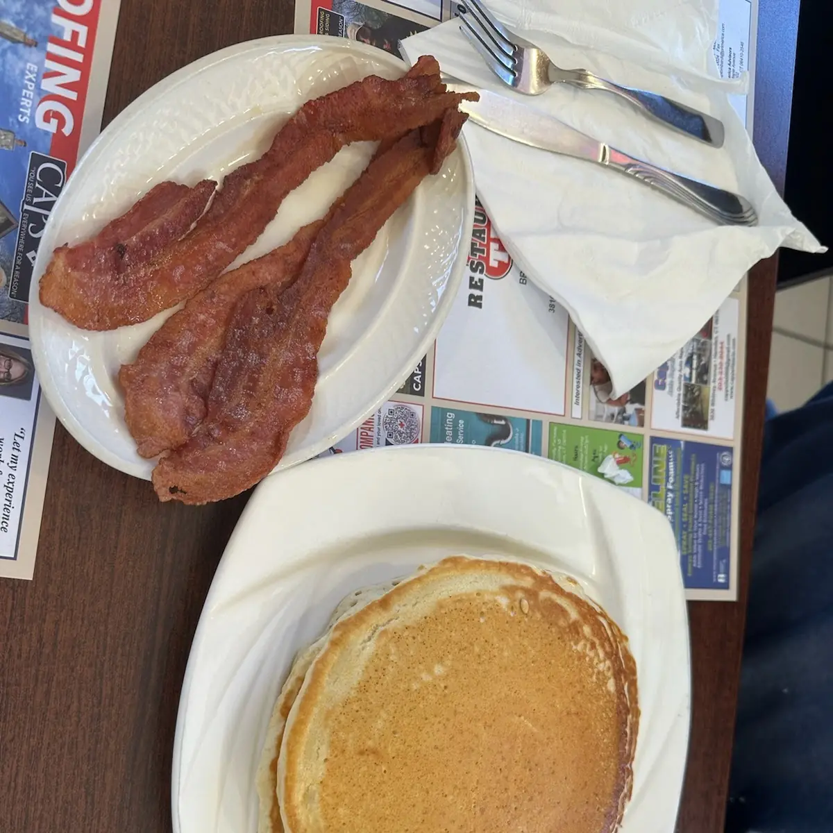 Pancakes with Bacon