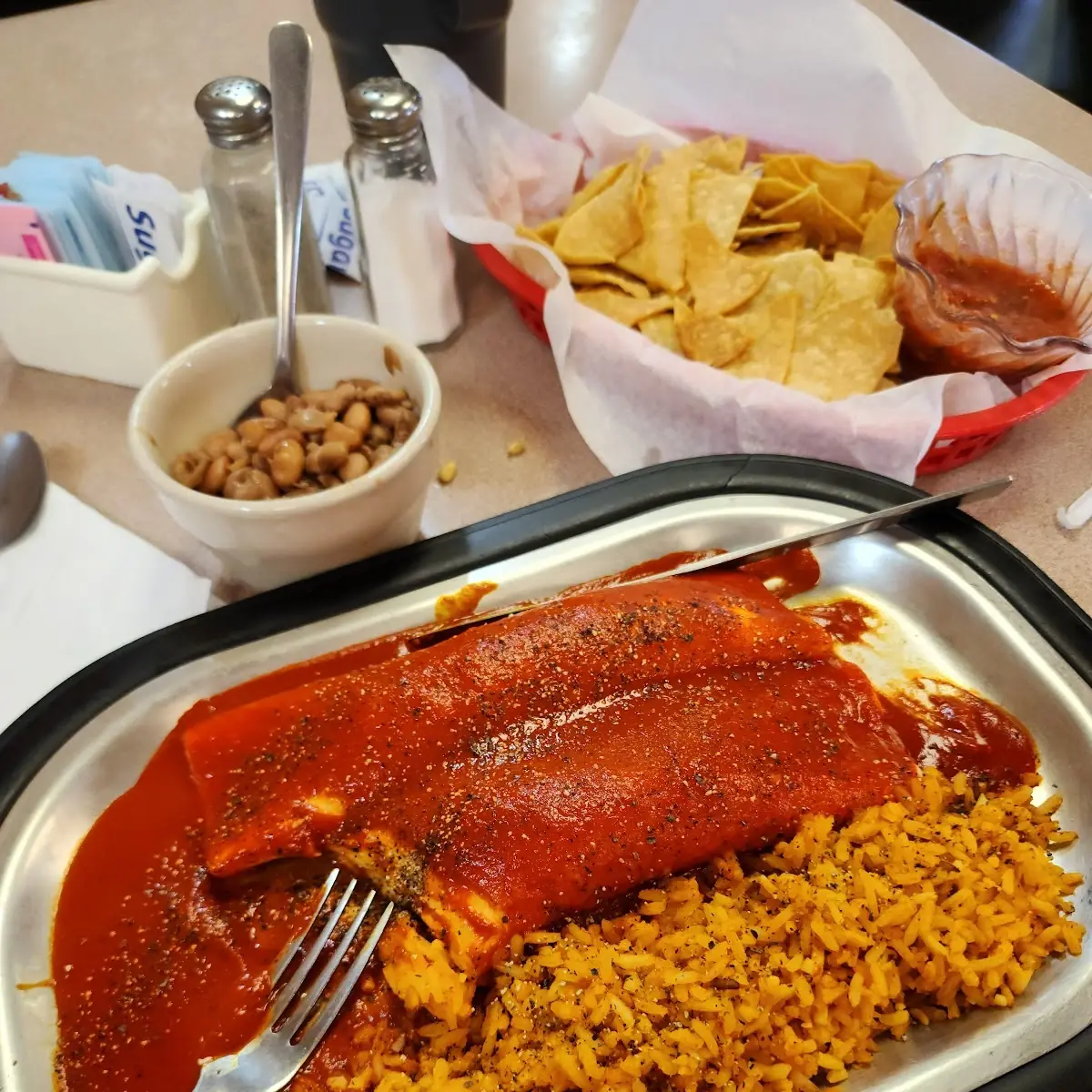 Shredded Beef Burrito