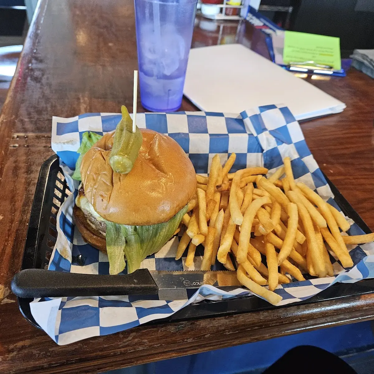 Bison Burger with Bacon Jam