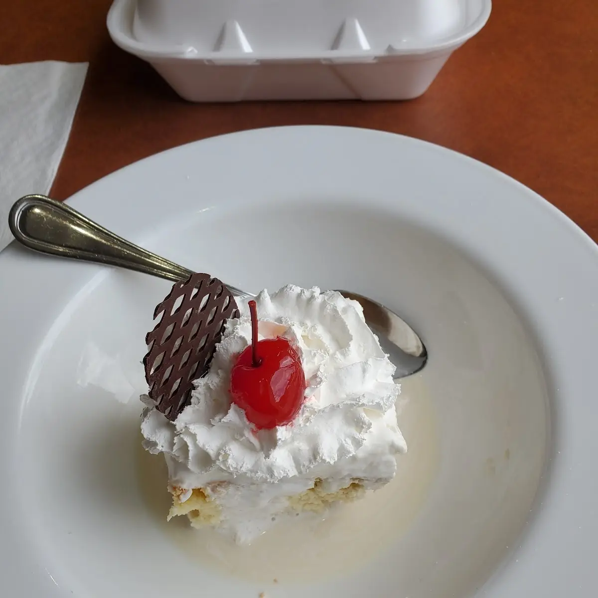 Tres Leche Cake - Slice