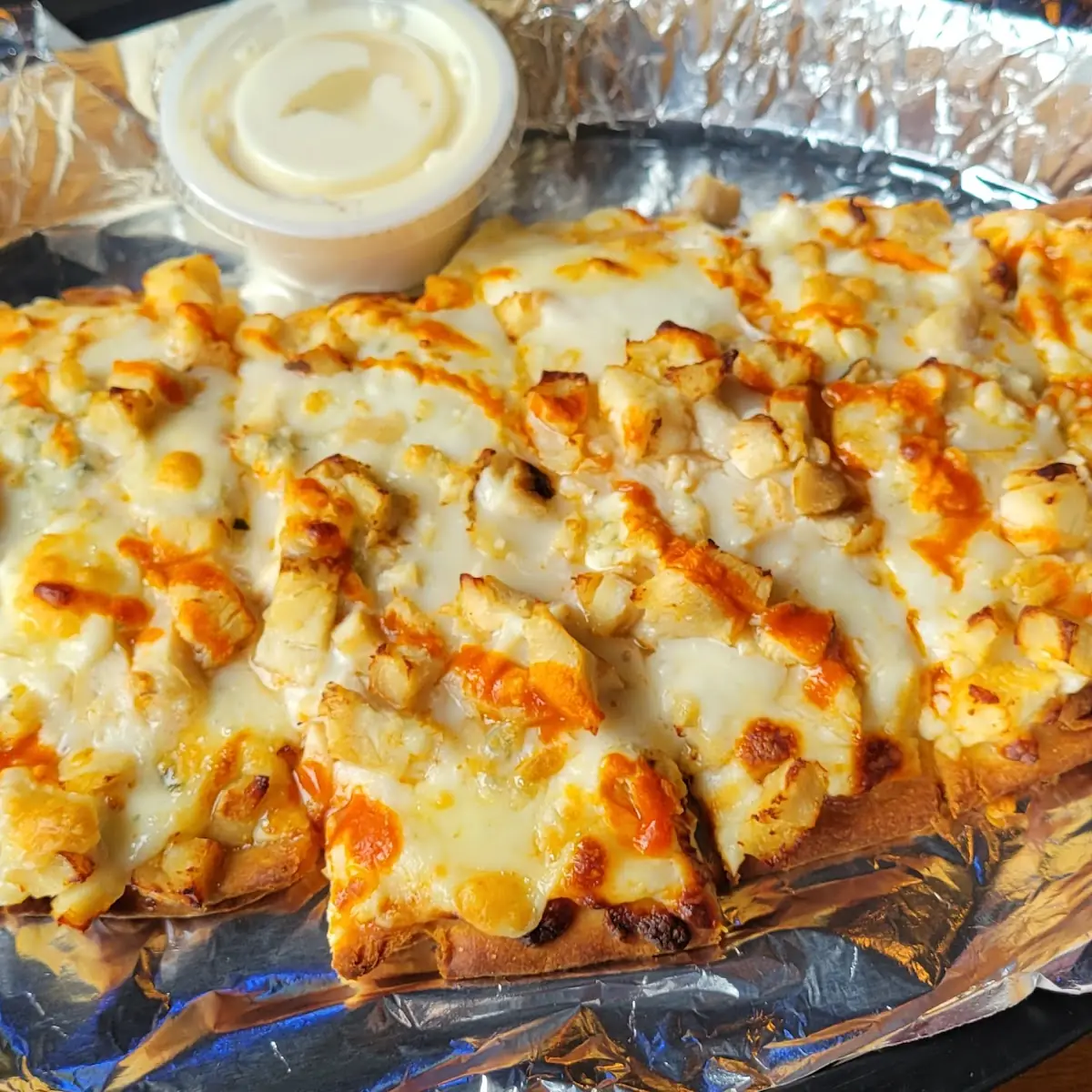 Buffalo Chicken Flatbread