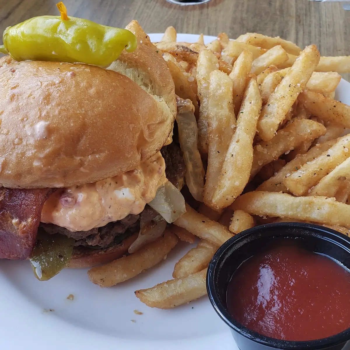 Candied Bacon Bourbon Burger