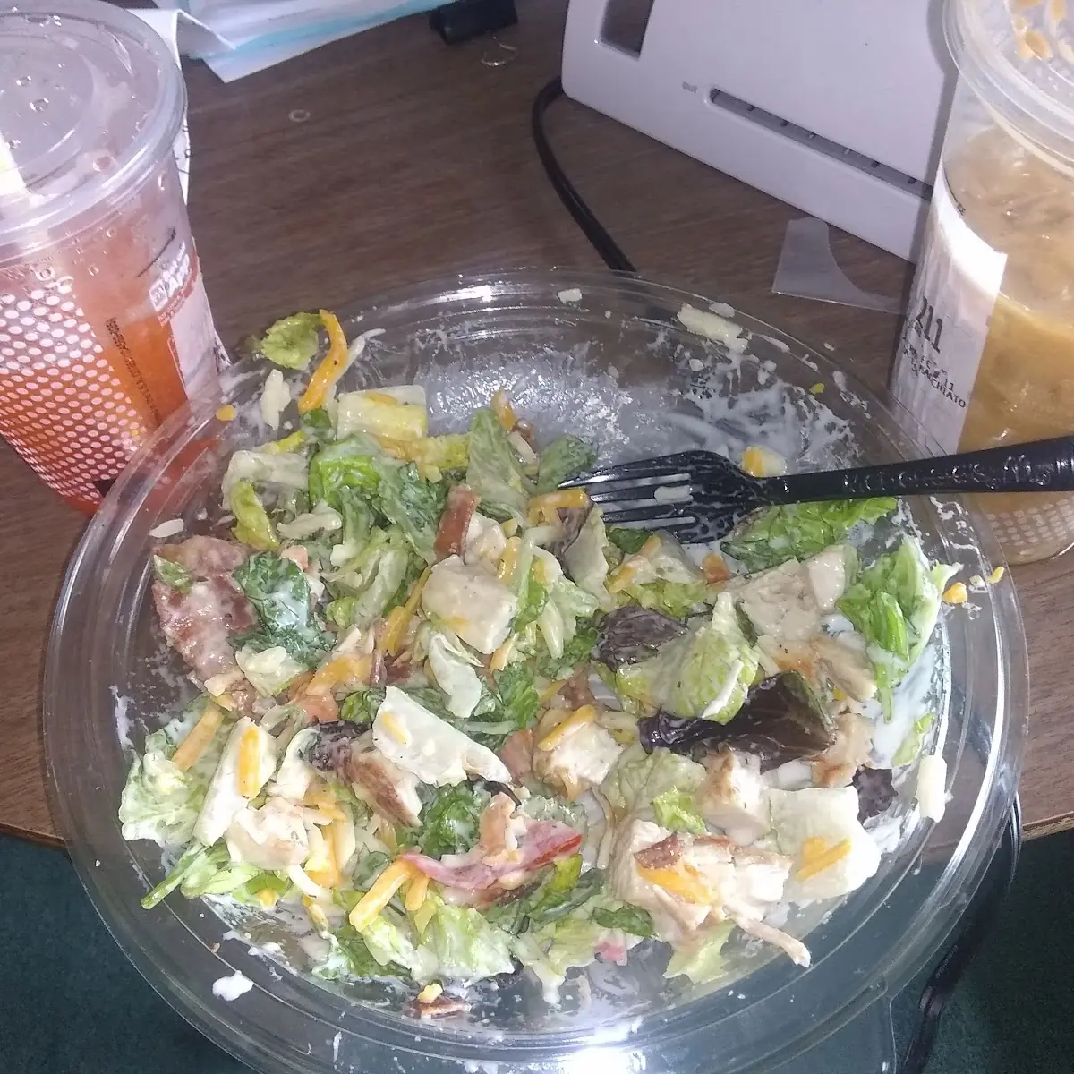 Chicken Bacon Ranch Salad