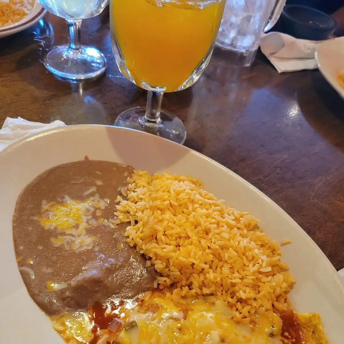 Enchilada Rice and Beans