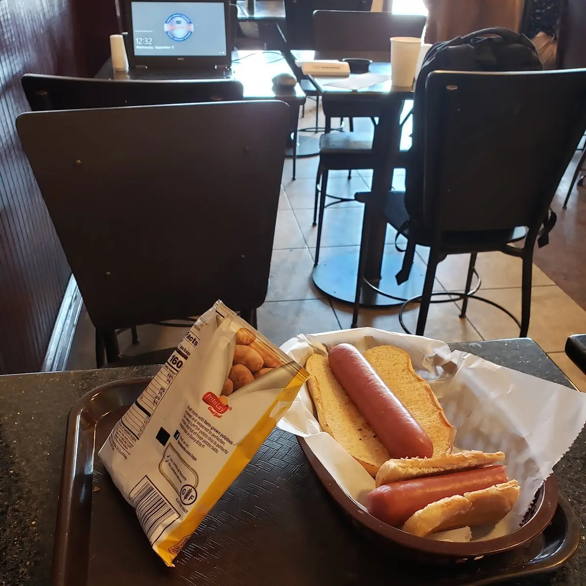 Hot Dog and Chips