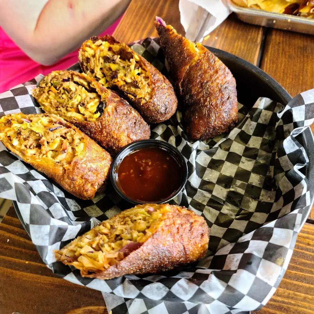 Pulled Pork Egg Roll
