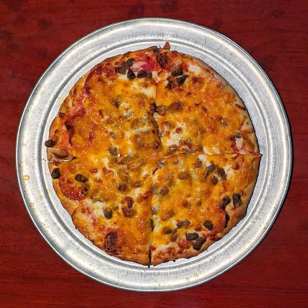 Pepperoni and Ground Beef