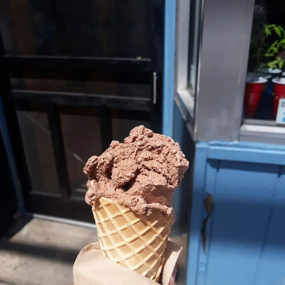 Chocolate Waffle Cone