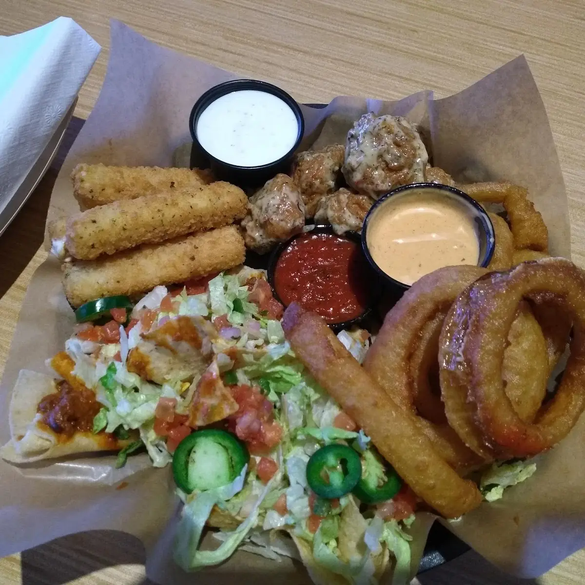 Fan Fave Sampler Platter
