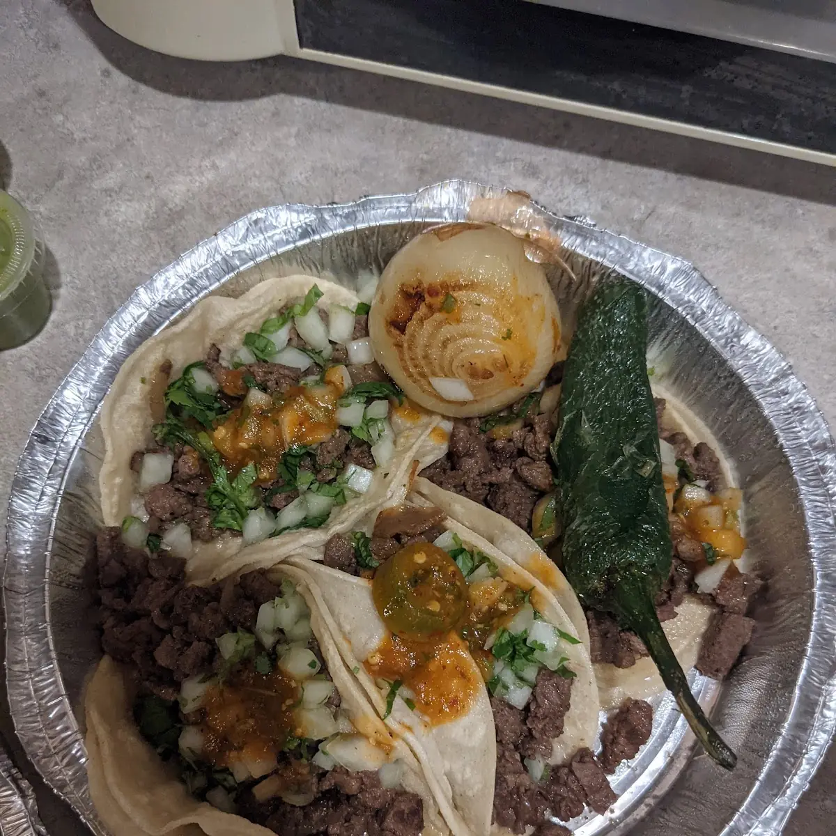 4 Chicken Taco Combo w Drink