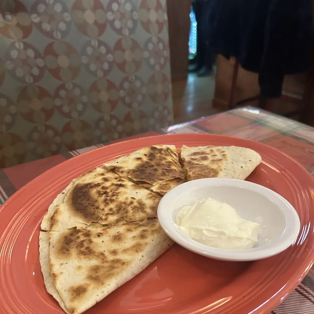 Chicken and Cheese Quesadilla