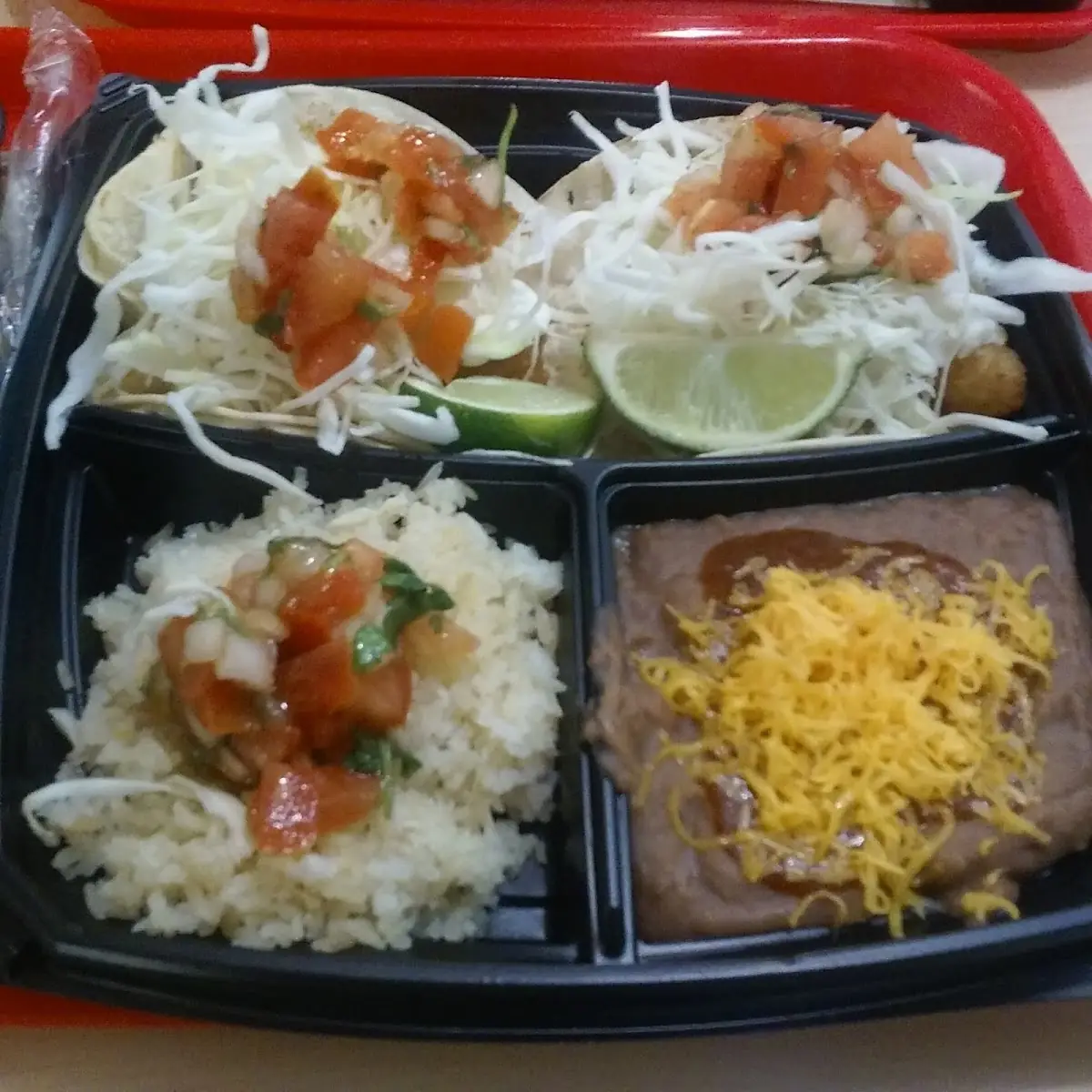 Refried Beans and Cheese