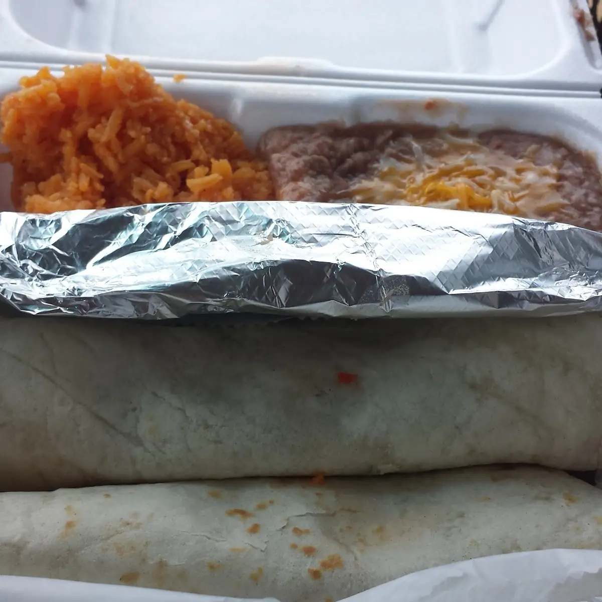 Chicken Burrito Lunch Special
