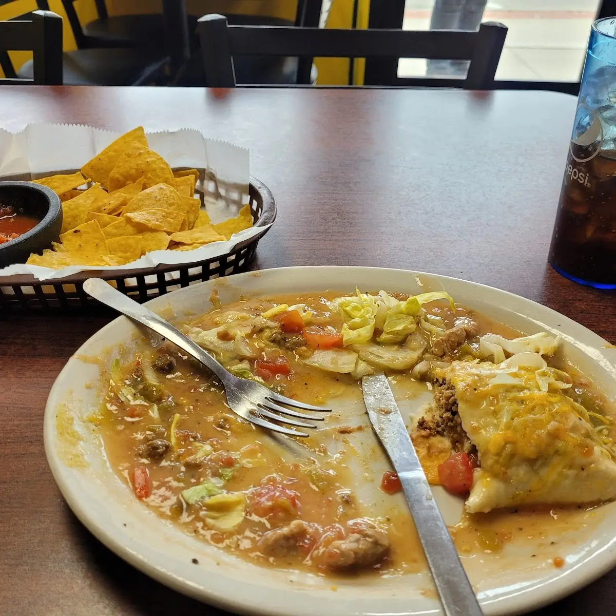 Beef & Bean Burrito