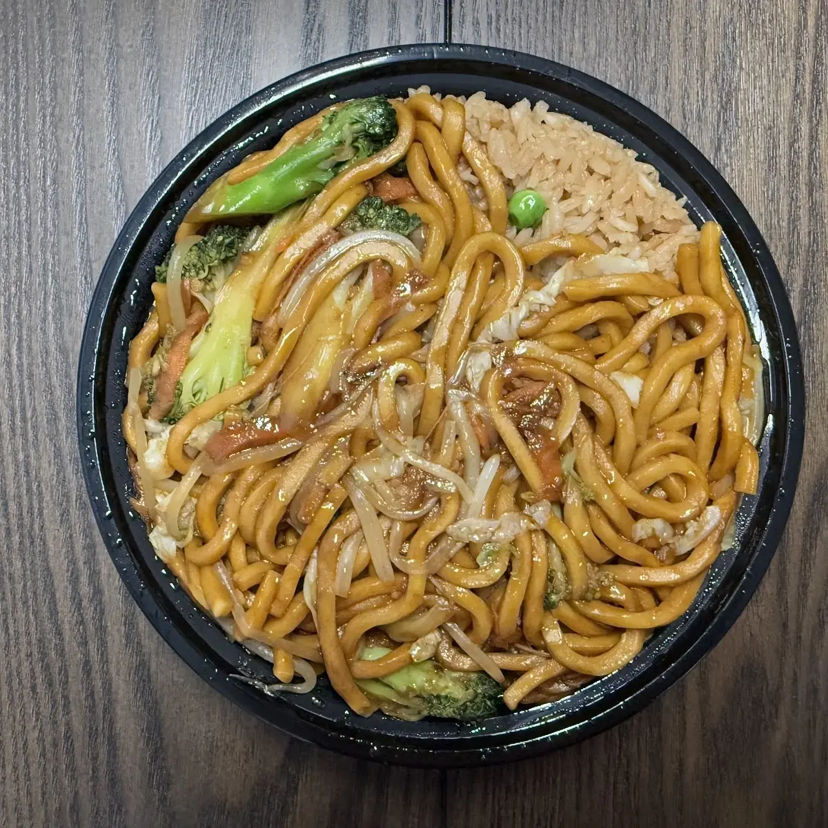 Vegetable Lo Mein & Vegetable Fried Rice