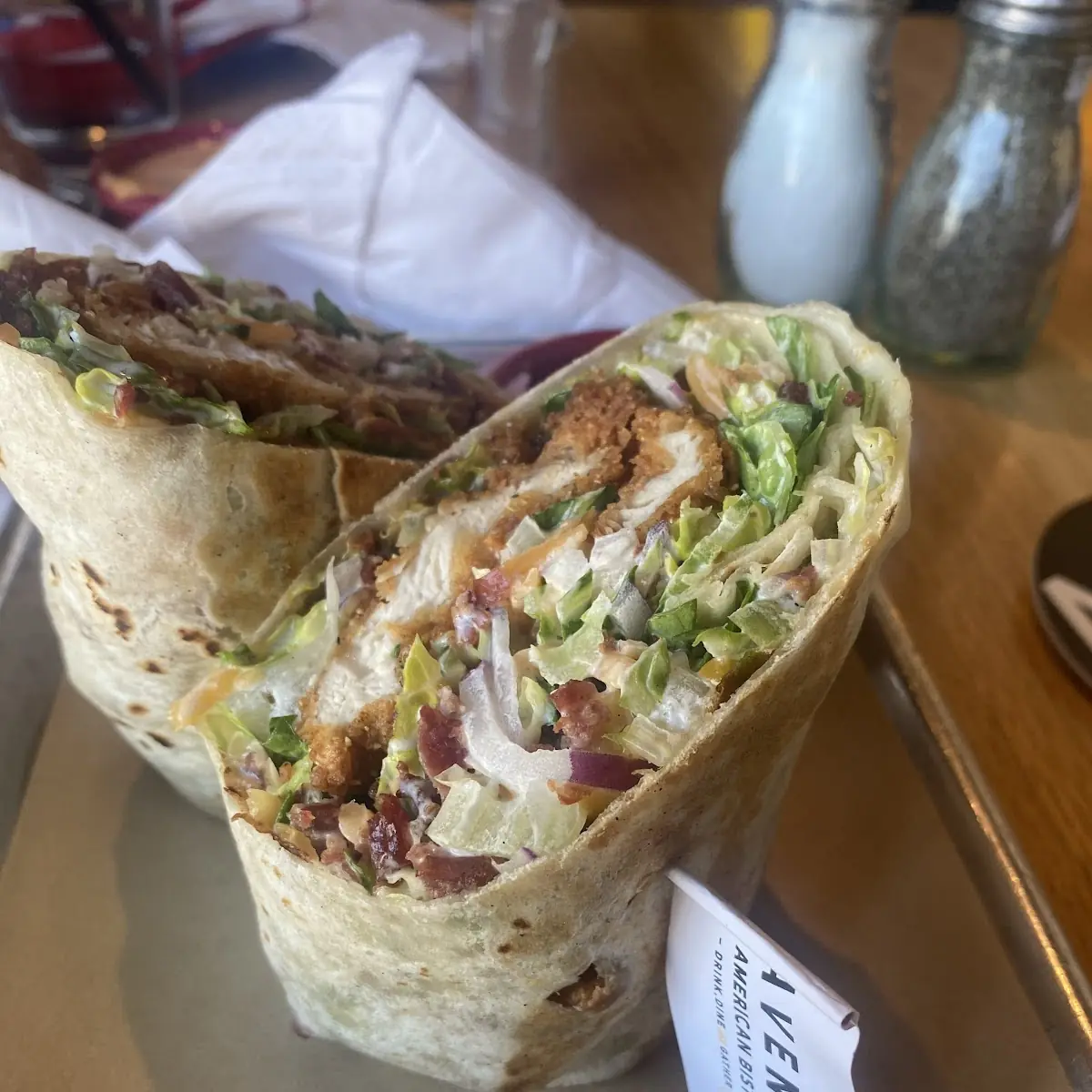 Wood-Fired Chicken Caesar Wrap