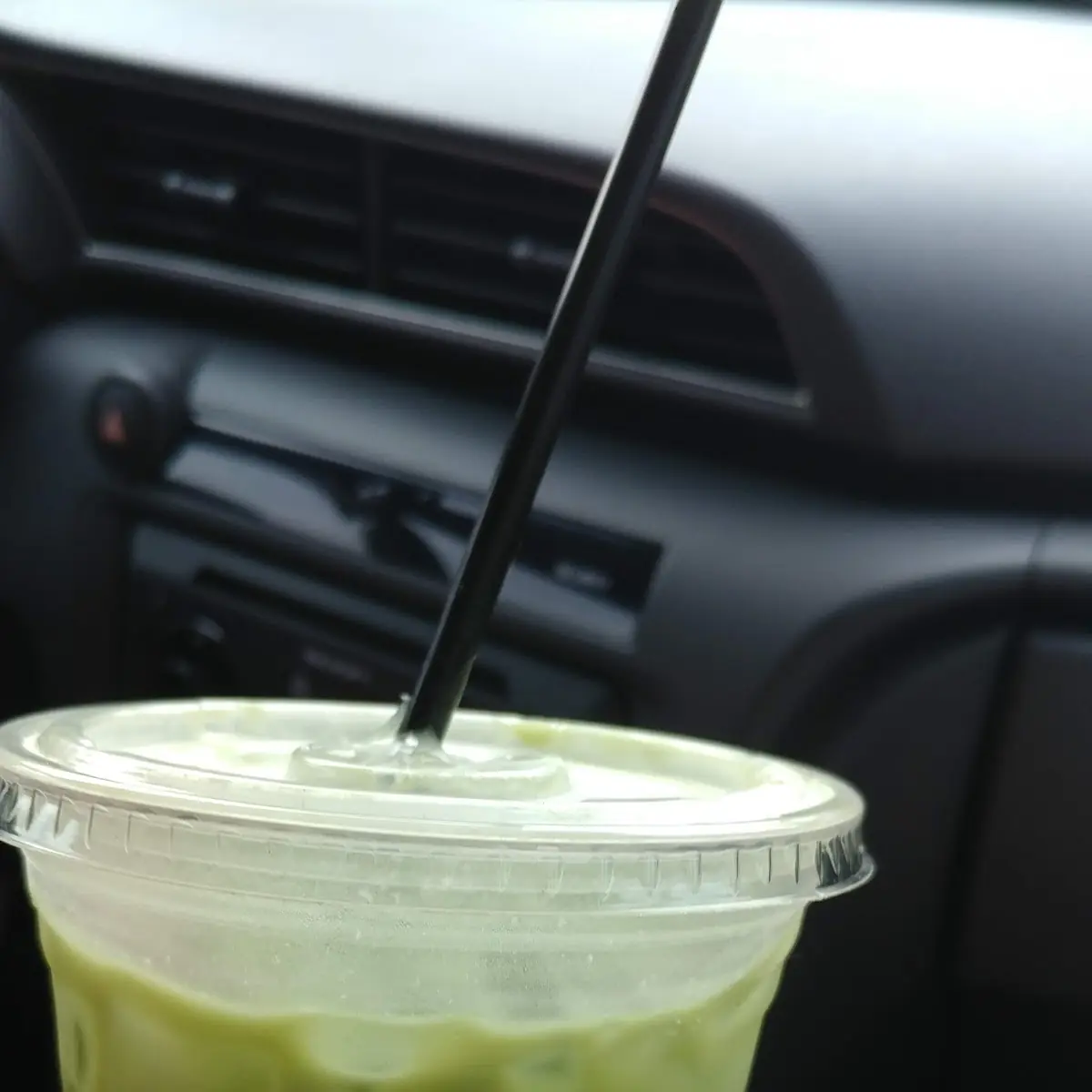 Iced Green Tea Matcha Latte with Coconut Milk