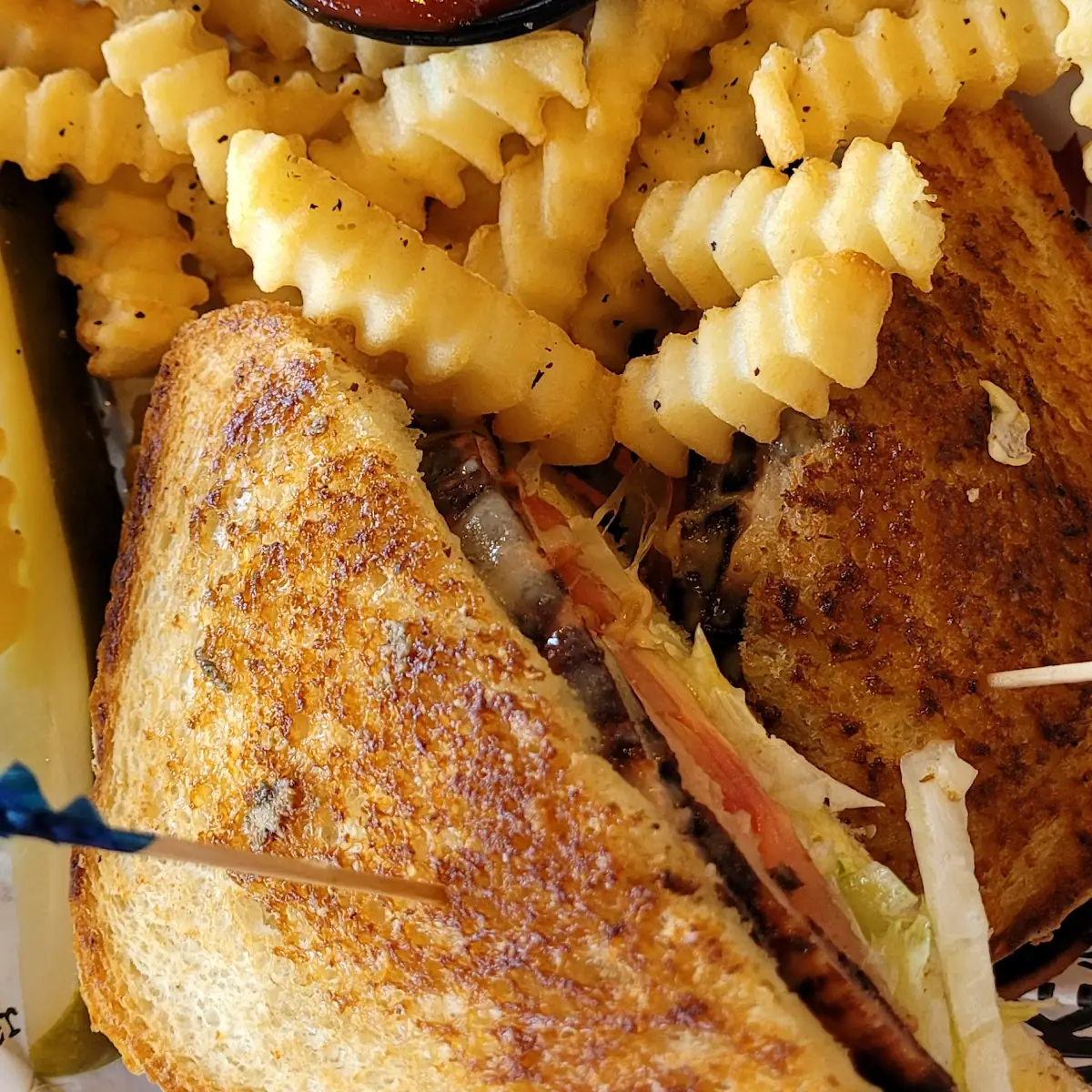 Fried Bologna Sandwich