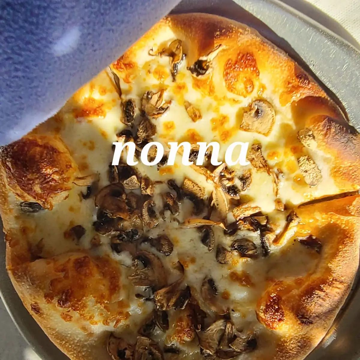 Personal Cheese and Mushrooms
