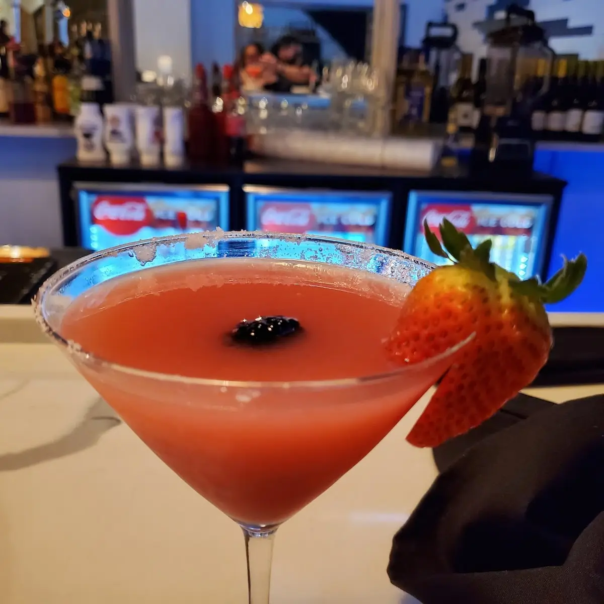 Strawberry Lemon Drop Martini
