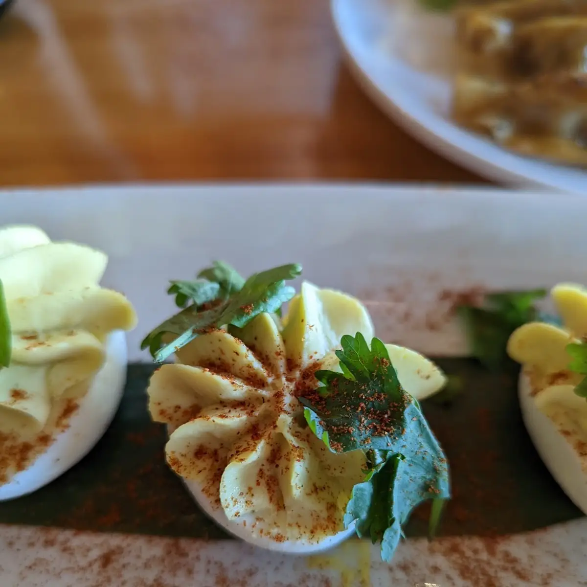 Wasabi Deviled Eggs
