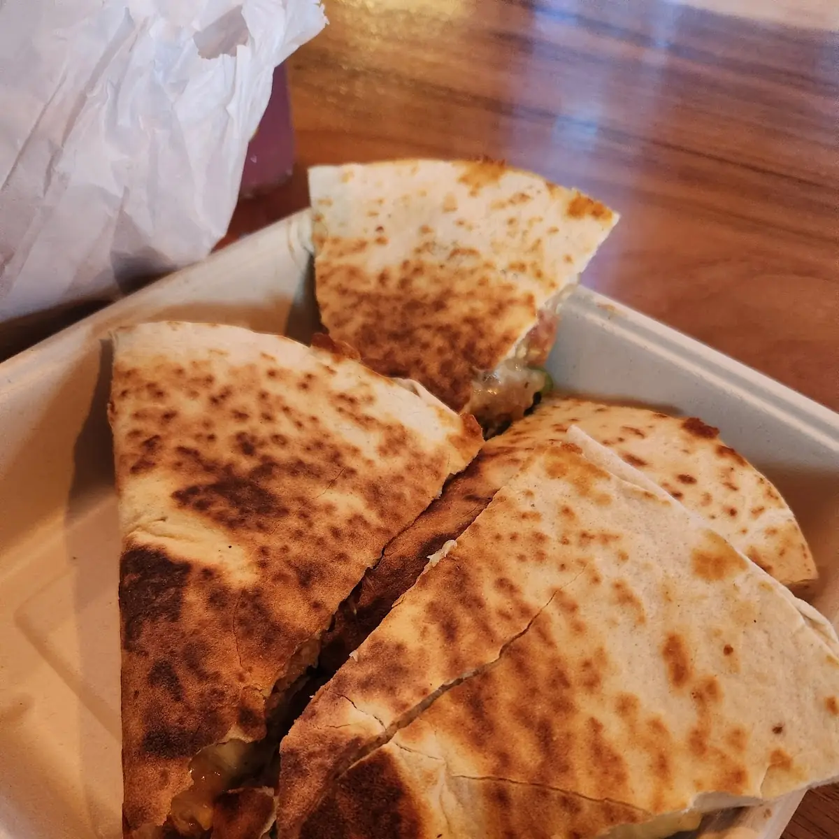 Fried Chicken Quesadilla