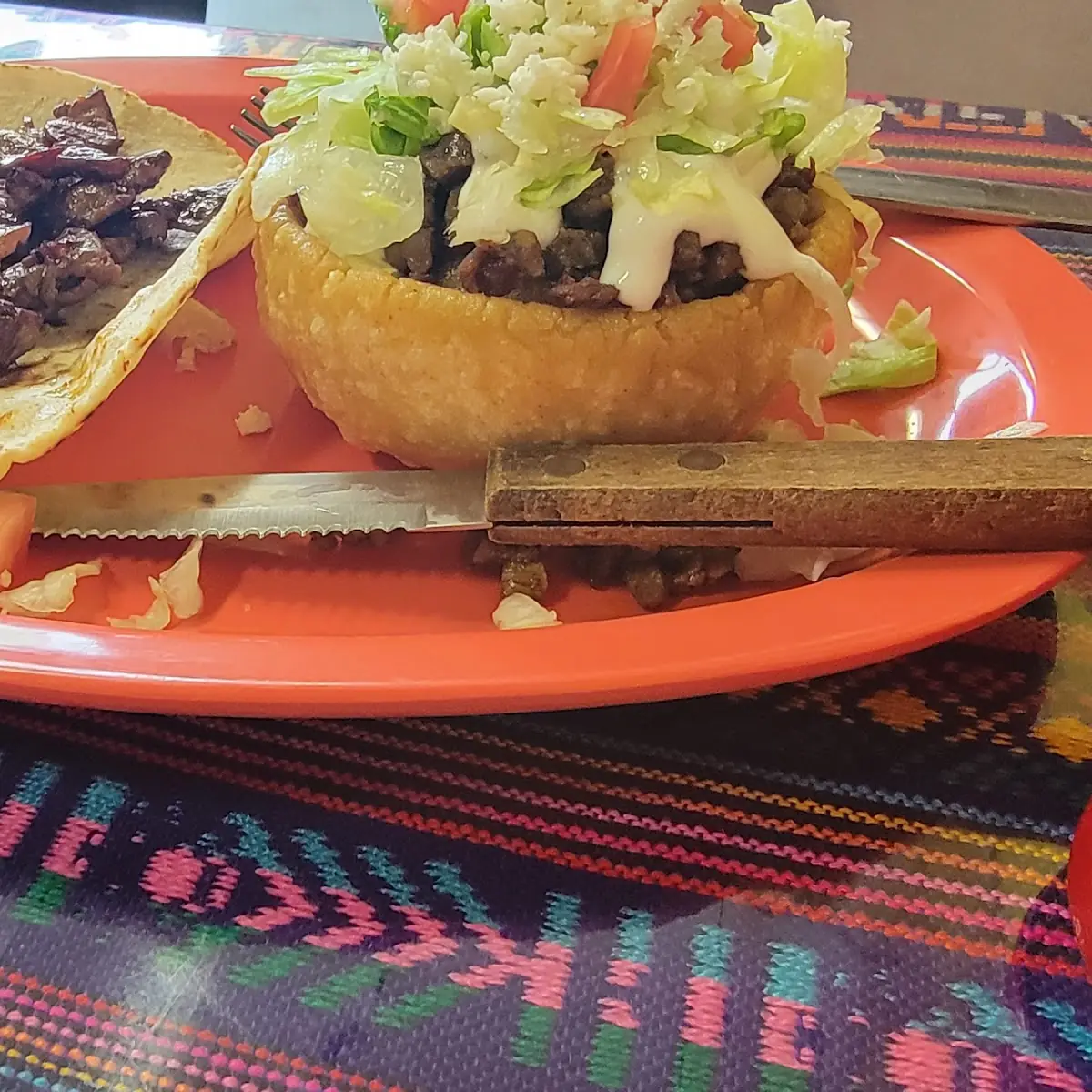 Tacos and Sopes