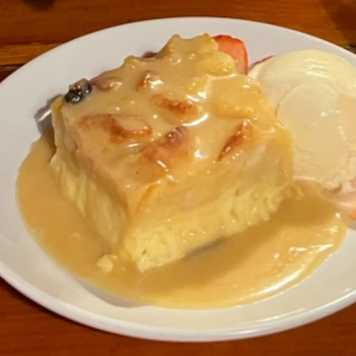 White Chocolate Bread Pudding