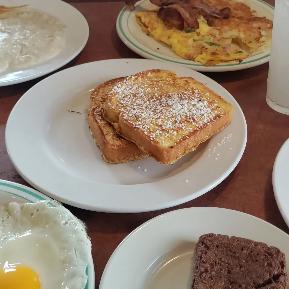 Ham Eggs Home Fries Pancakes