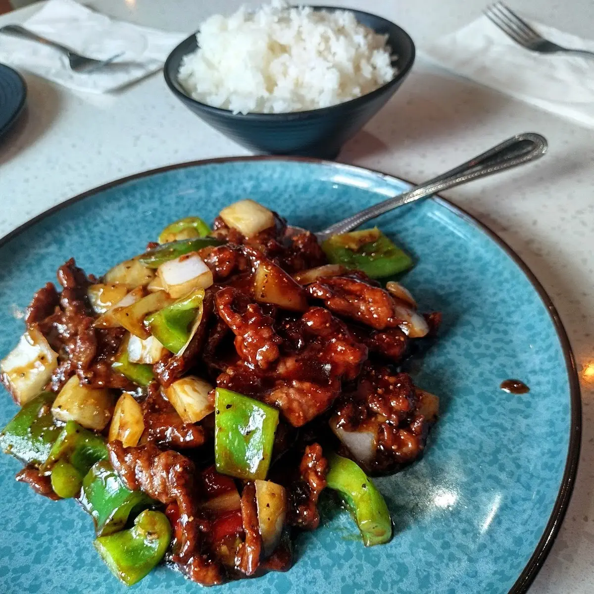 Beef in Black Pepper Sauce