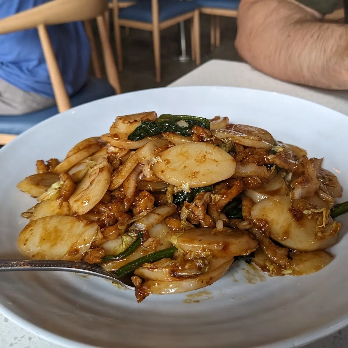 Pan Fried Shanghai Rice Cakes