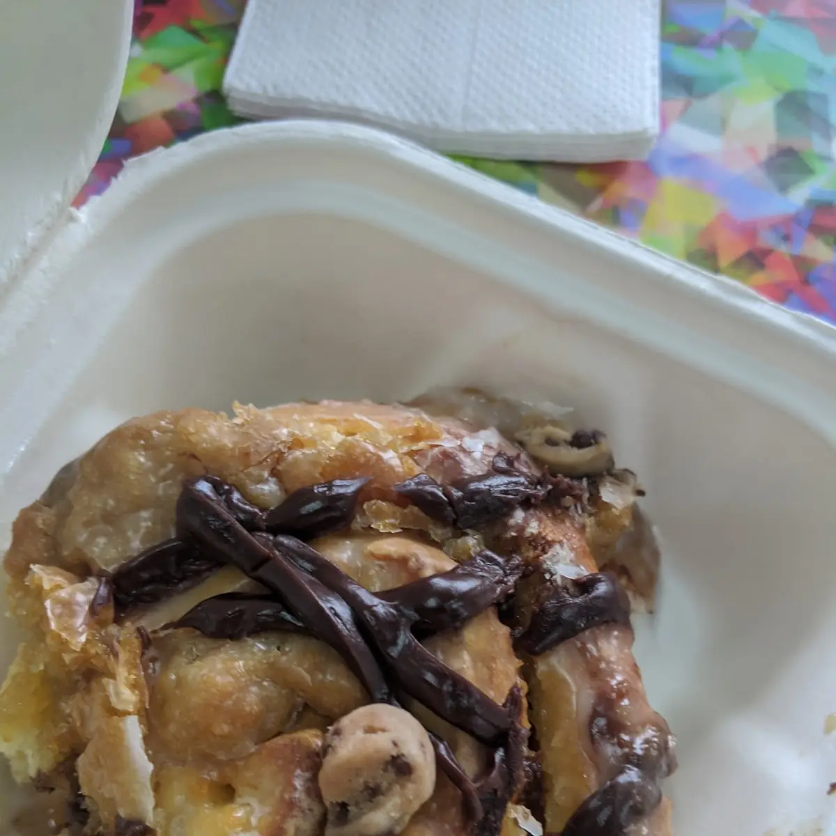Cookie Dough Cinnamon Roll