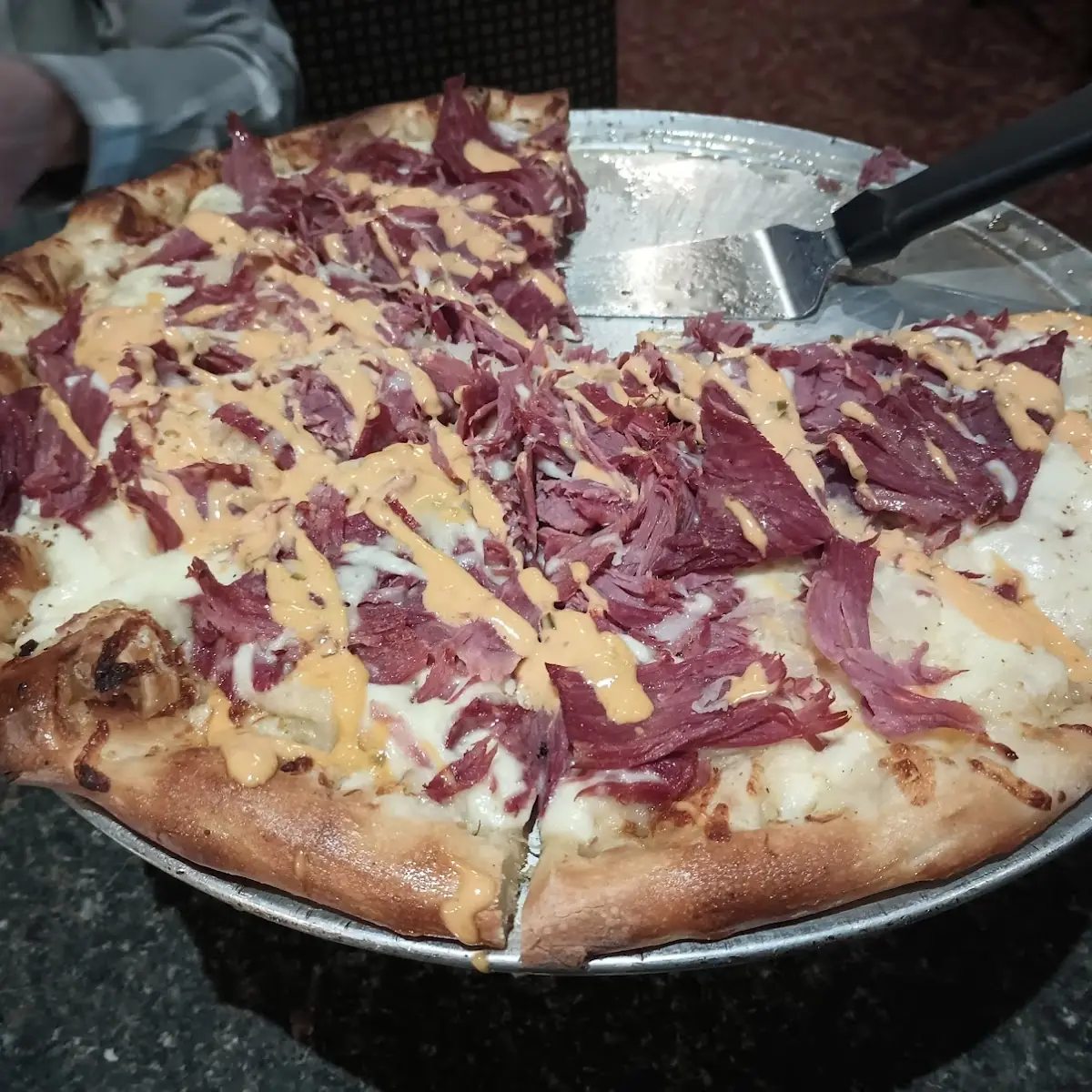 Reuben Pizza