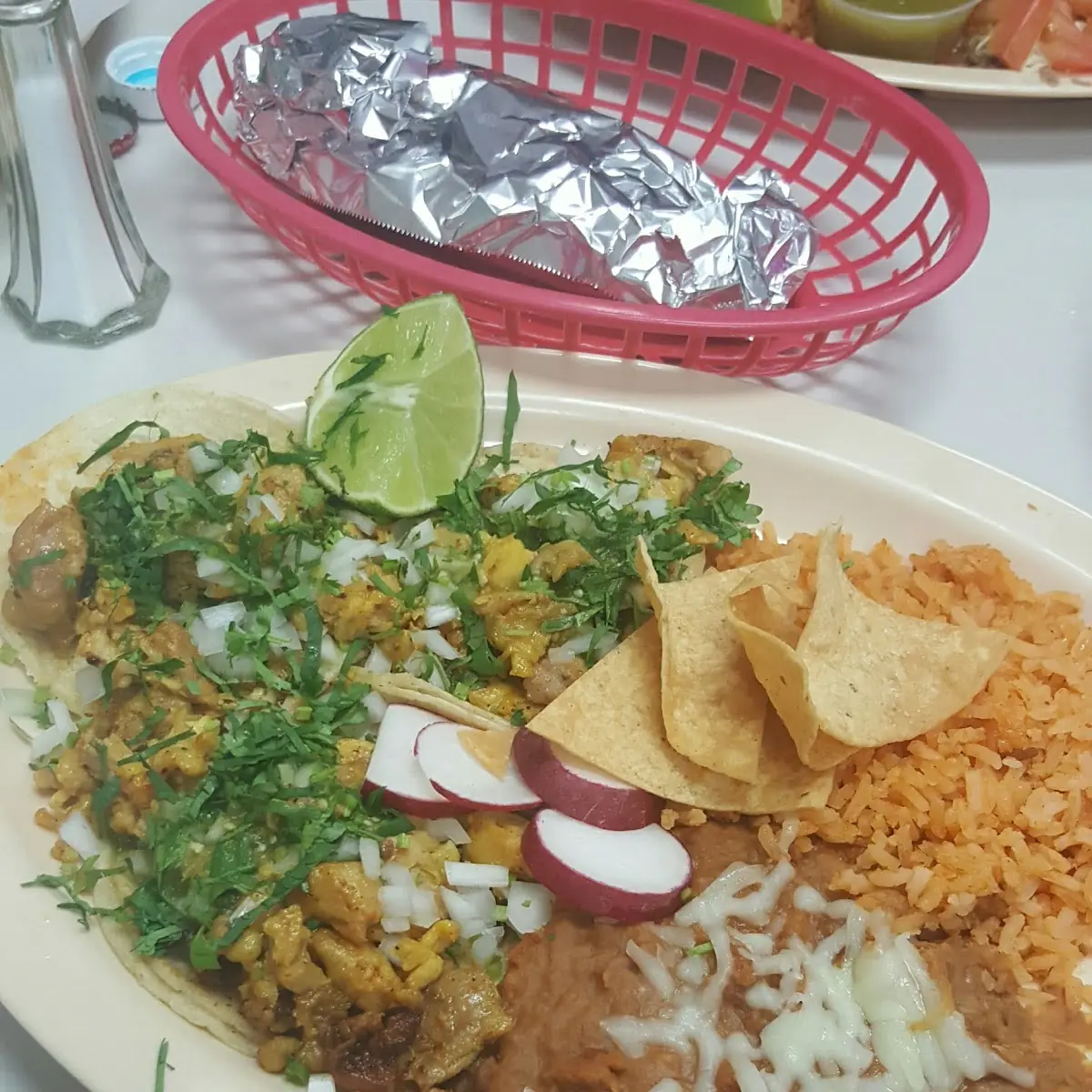 Chicken Taco Plate
