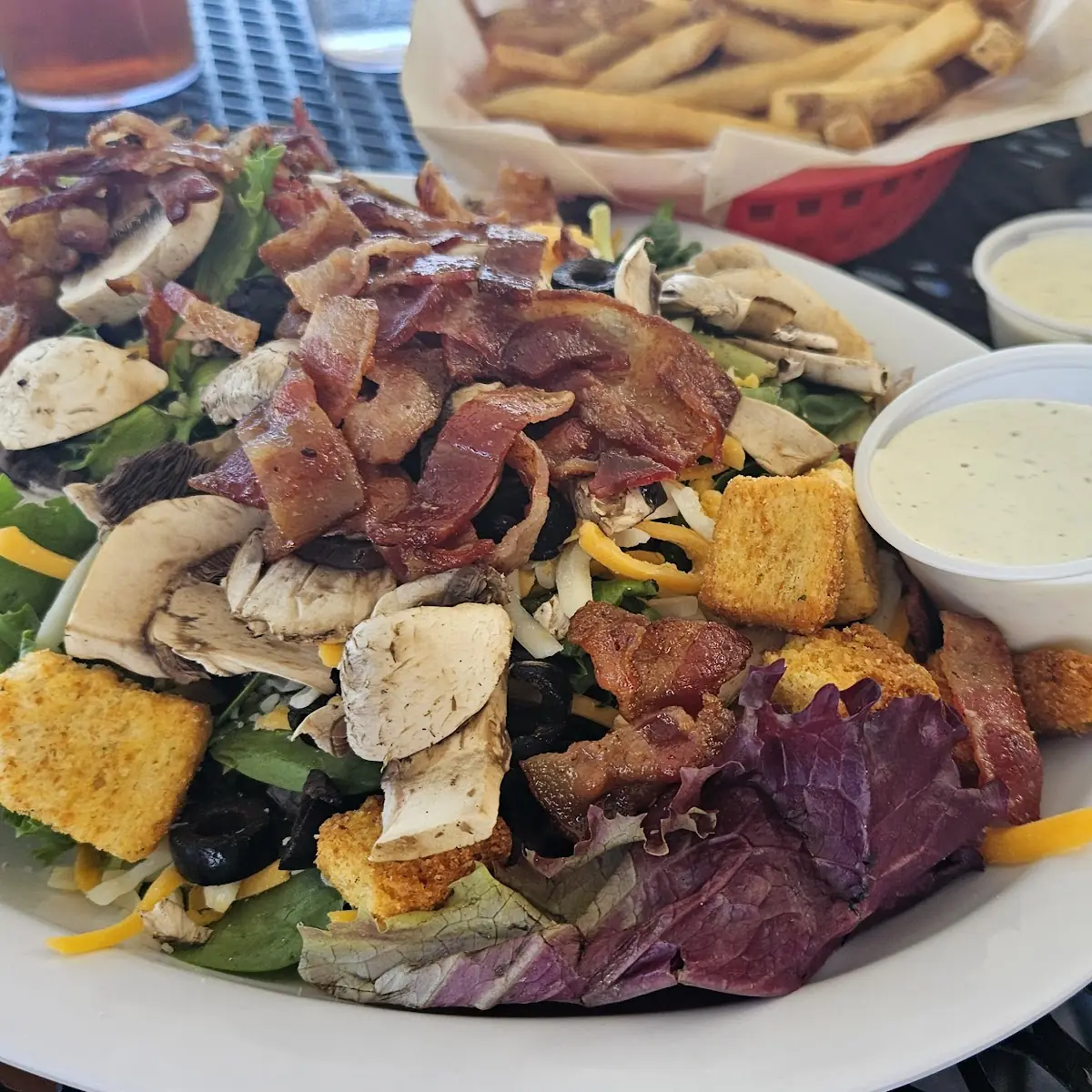 Caesar Salad with Bacon