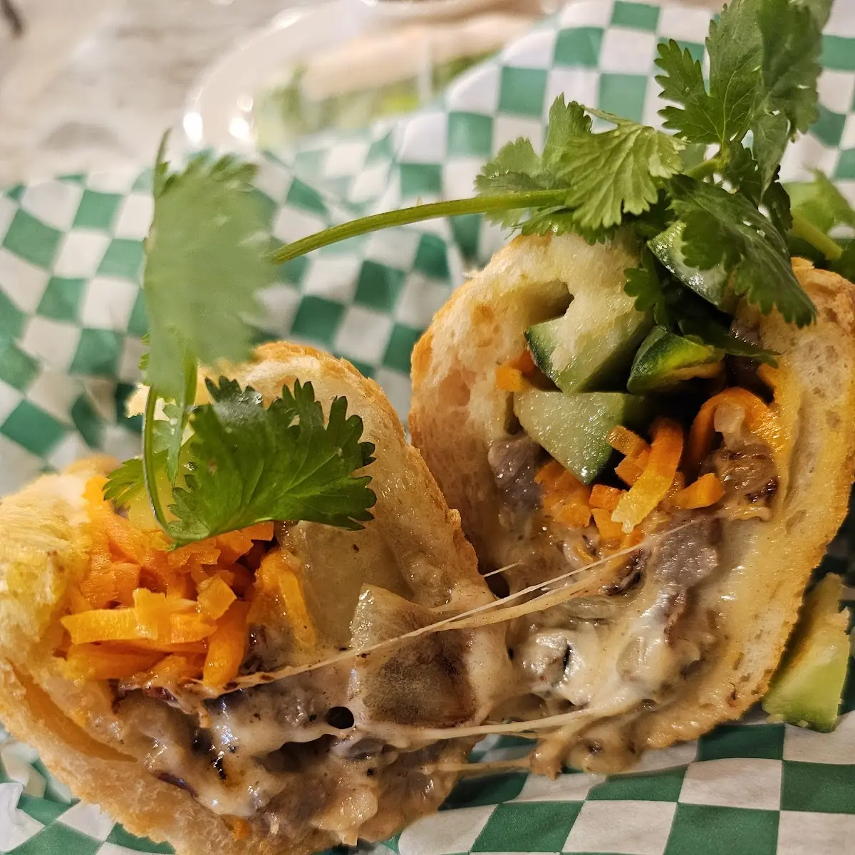 Cheesesteak Banh MI