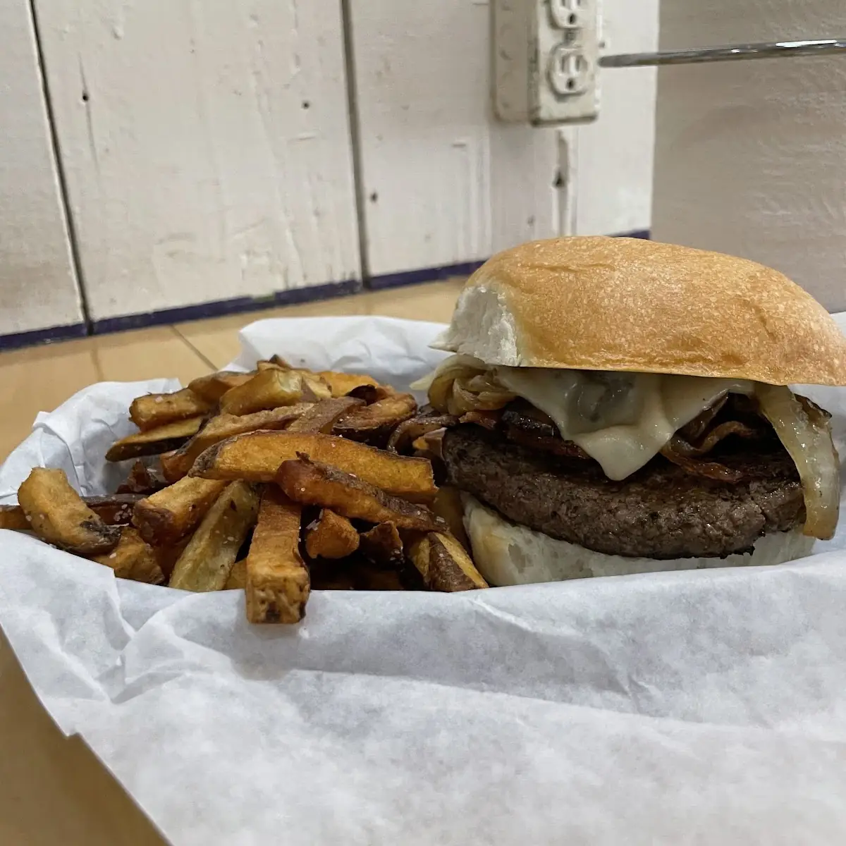 Bacon Swiss Mushroom Burger