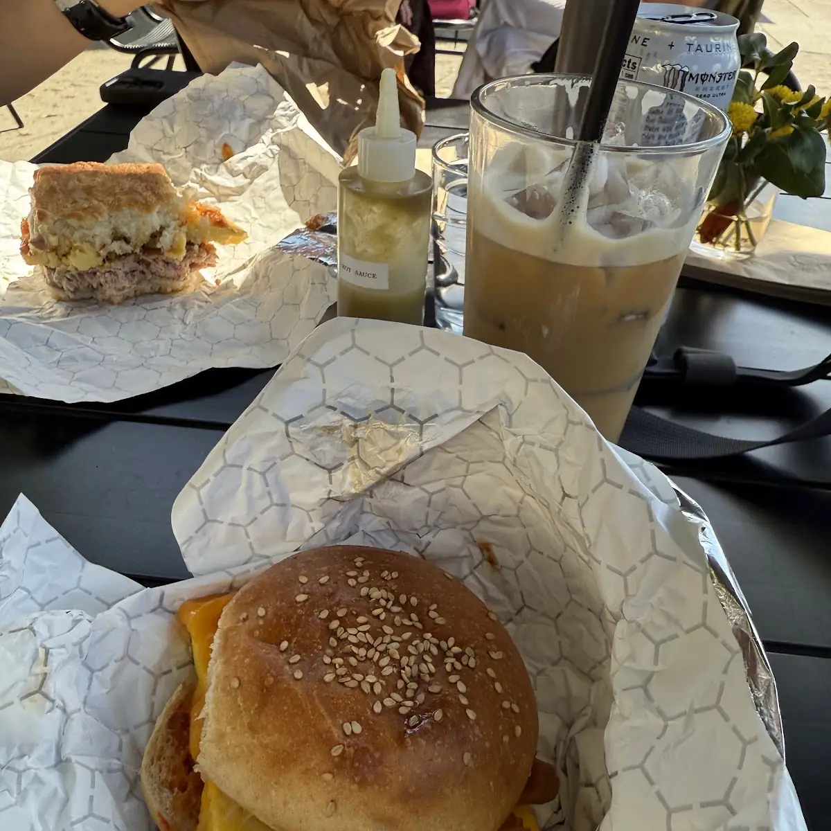 Breakfast Sandwich Add Bacon