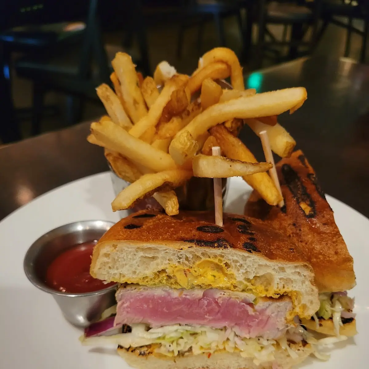 Seared Ahi Tuna Sandwich