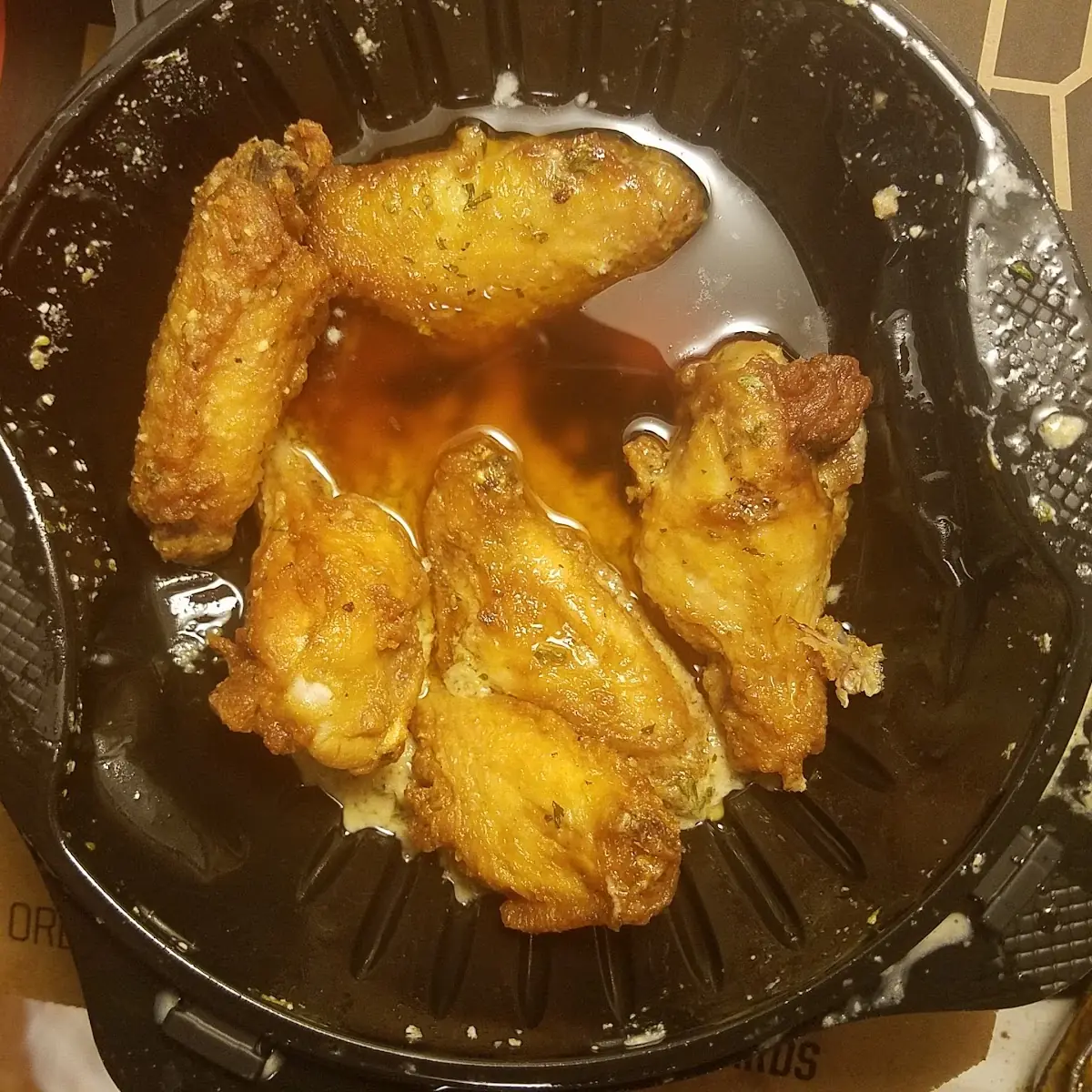 Supposed to Be Garlic Parmesan Wings