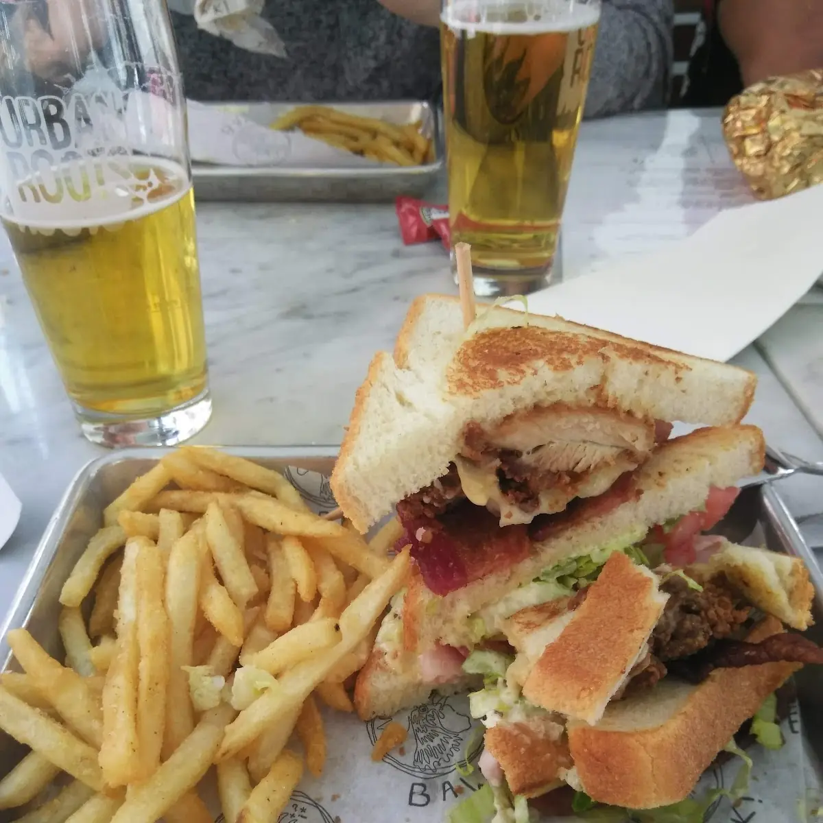 Crispy Chicken Club Sandwich
