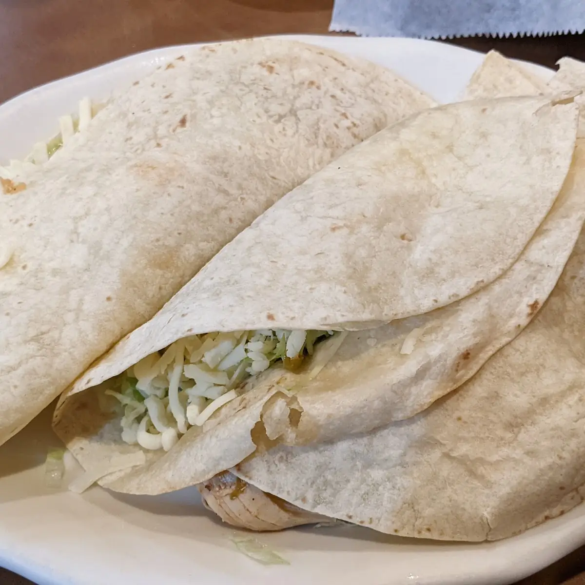 Chicken Soft Tacos