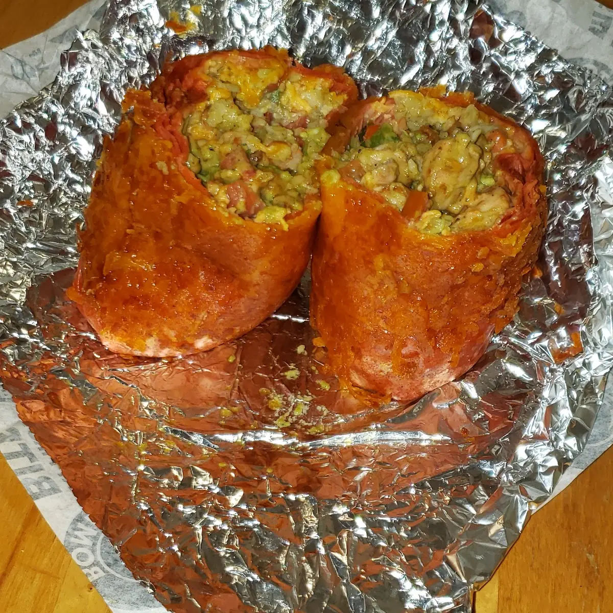 Chicken Burrito Bomba